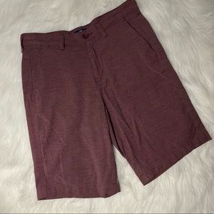 George Burgundy Mens Shorts
